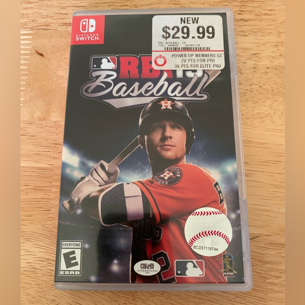 RBI Baseball Nintendo Switch Game - Black and Orange